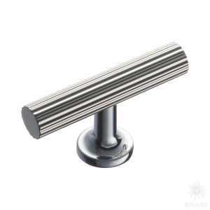 8887 0008 PN-PN Ручка кнопка, глянцевый никель