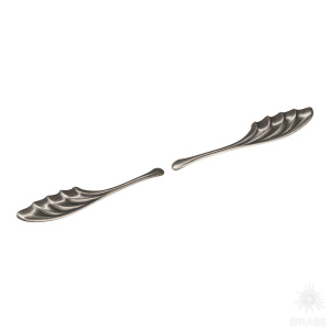 4390 0192 OSM-OSM Ручка скоба (комплект правая и левая), старое серебро 192 мм