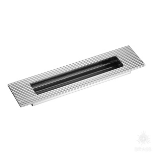 1176 160MP02 Ручка врезная, глянцевый хром 160 мм