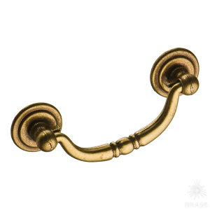 4398-22 Ручка скоба классика, старая бронза 64 мм