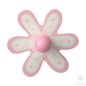 955R2 Вешалка деревянная, цветочек