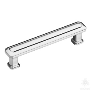 1101 096MP02 Ручка скоба, глянцевый хром 96 мм