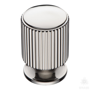 1464 0026 PN Ручка кнопка, глянцевый никель