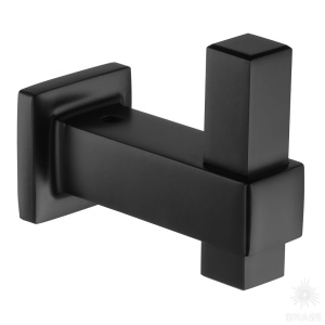 1006 001 AL6 Крючок мебельный, чёрный