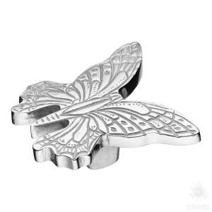 0799-005 Ручка кнопка, глянцевый хром