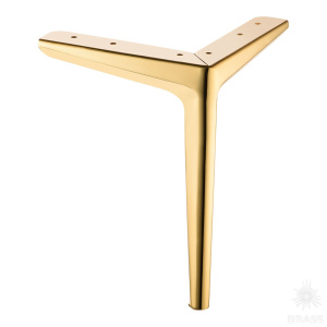 ESL 307-200 Gold Опора мебельная, глянцевое золото