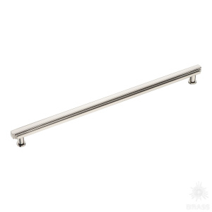 252022-080-18-320 Ручка скоба, глянцевый никель 320 мм