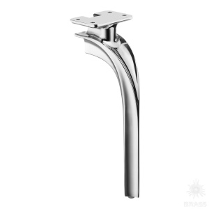 2390 0270 Chrome Опора мебельная CRUZ, глянцевый хром 270 мм