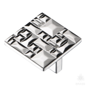 467032MP02 Ручка кнопка, глянцевый хром 32 мм