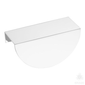 1233-64-Chrome Ручка торцевая, глянцевый хром 64 мм