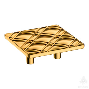 4201 032MP11 Ручка кнопка, глянцевое золото 32 мм