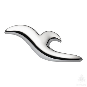 313032MP02R Ручка скоба современная классика, глянцевый хром 32 мм