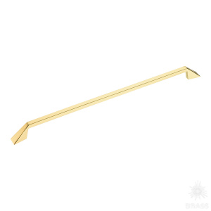 6841-100 Ручка скоба, глянцевое золото 320 мм
