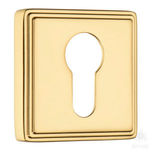 RO17Y GL ROSET Накладка с цилиндрическим отверстием для ключа, глянцевое золото