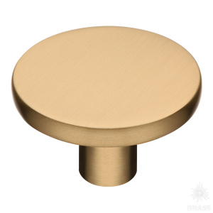 35-Champagne Gold Ручка кнопка, матовая латунь