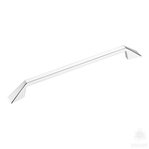 6842-400 Ручка скоба, глянцевый хром 192 мм