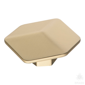 4129 016MP35 Ручка кнопка, матовое золото 16 мм