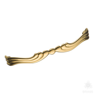 4365 0128 GL Ручка скоба современная классика, глянцевое золото 128 мм