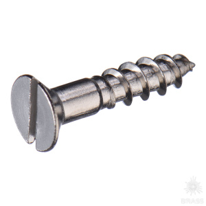 10370 Шуруп с потайной головкой прямой шлиц DIN 97, А2 3.5x16 PU=S (упак 50 шт)