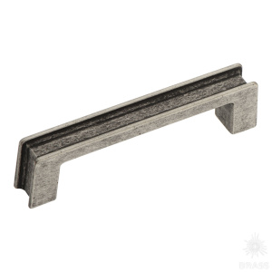 1140 096MP14 Ручка скоба, старое серебро 96 мм