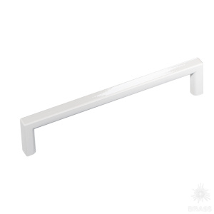 6765-582 GREY BRIGHT Ручка рейлинг, глянцевый серый 128 мм