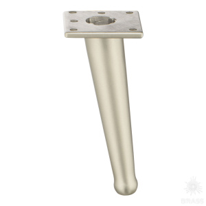 1180 0140 B-00149 SATEN Опора мебельная BONE, никель 140 мм