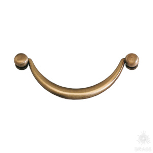 2687.0064.001 Ручка скоба классика, античная бронза 64 мм