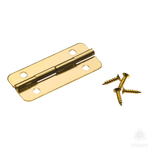 30.00.016-0 Петля торцевая, цвет глянцевая латунь