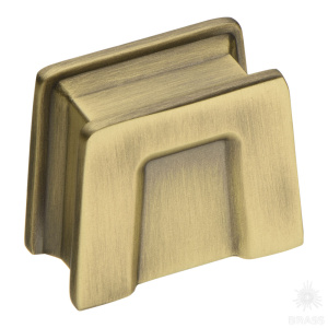 4140 016MP30 Ручка кнопка, состаренная латунь 16 мм