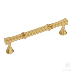 2202-61-128-053 Ручка скоба, матовое золото 128 мм