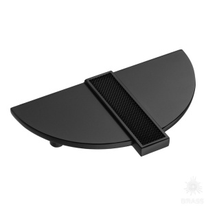 915-64-Matt Black Ручка скоба модерн, чёрный 64 мм