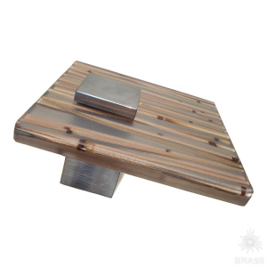 Z3000002 Ручка кнопка с внутренней вставкой из бамбука