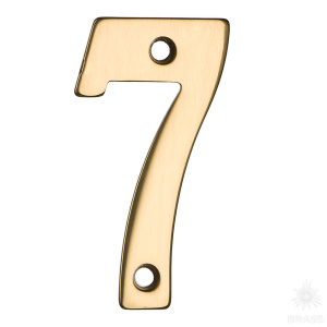 700200-7070179 Номер на дверь, цифра "7", латунь