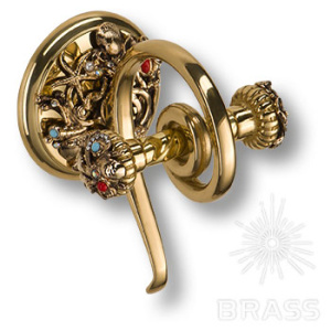 PV1614/L Крючок, глянцевая латунь