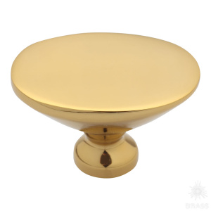 07110-003 Ручка кнопка, глянцевое золото