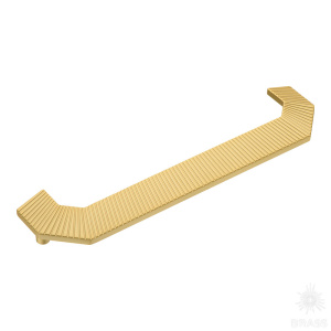 1213 224PC35 Ручка скоба, матовое золото 224 мм