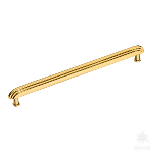 25240-003-256 Ручка скоба, глянцевое золото 256 мм