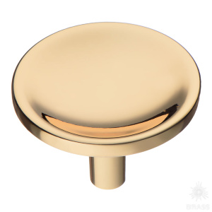 4136 001MP11 Ручка кнопка современная классика, глянцевое золото