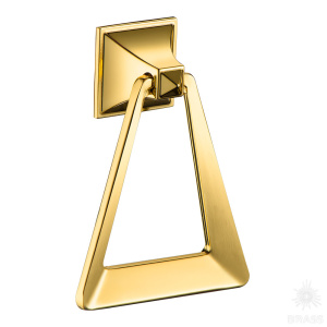 907-Gold Ручка кольцо, глянцевое золото