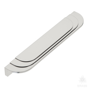 9358 0192 PNM Ручка накладная, полированный никель 192 мм