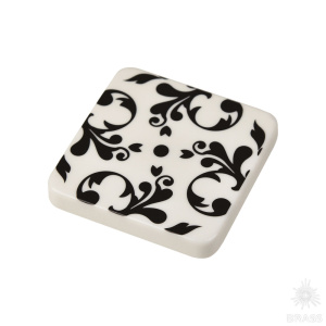 699BL Ручка кнопка, белый