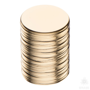 1484 0020 GL Ручка кнопка, глянцевое золото 