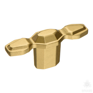 15.379.60.36 Ручка кнопка, полированная латунь