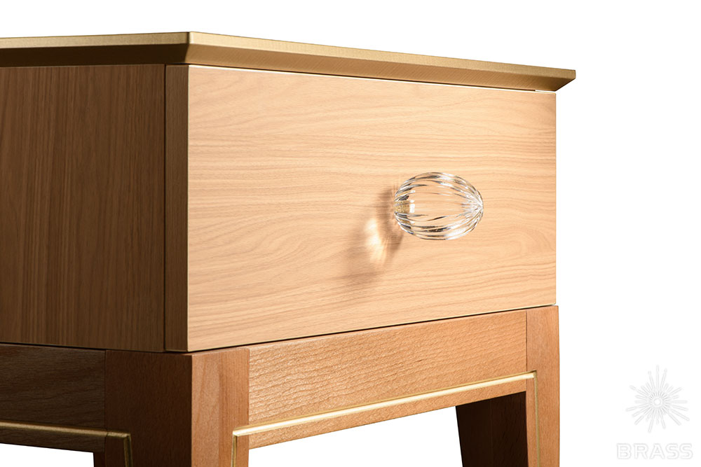 9952 Ручка "Яйцо" Хрусталь, дизайн "Каскад", серия "Вдохновлённые Россией", Прозрачный