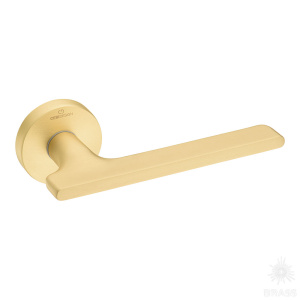 5103 010MP35 MIRA Ручка дверная, матовое золото (комплект 2 шт)