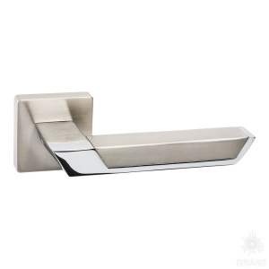 HA117RO11 NB-CR/NB PANDORA Ручка дверная, никель/глянцевый хром/никель