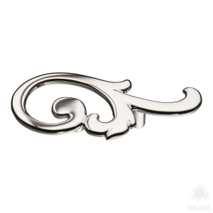 15.141.02.07 right Ручка скоба, глянцевый хром 32 мм