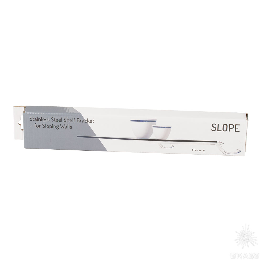 22.02.800-0 Полкодержатель "SLOPE" шлифованный, сталь