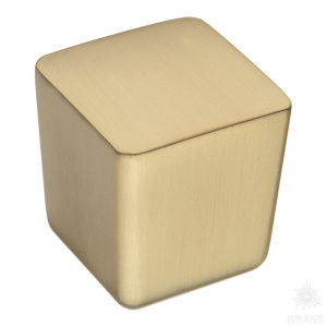 8151-020 Ручка кнопка, матовая латунь