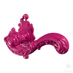 C12811.5Q6.PUR Ручка дверная с завёрткой, фиолетовый 